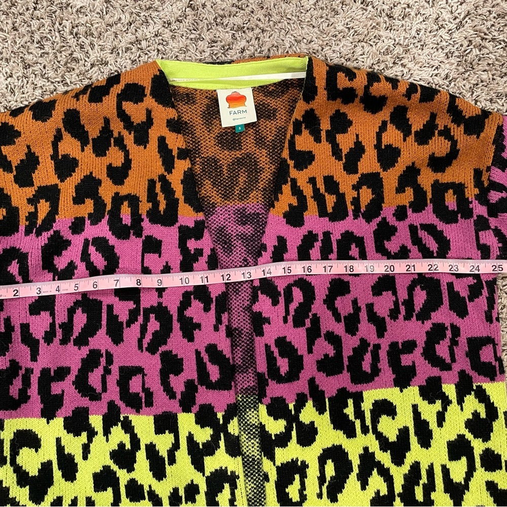 Farm Rio Leopard Print Sweater - Picture 3 of 7